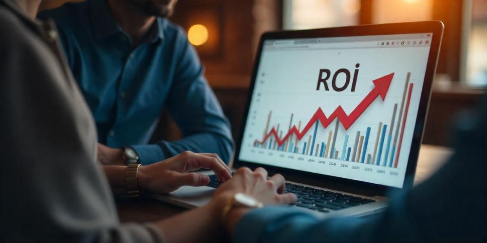 Graph depicting growth in traffic, calls, and sales due to local SEO