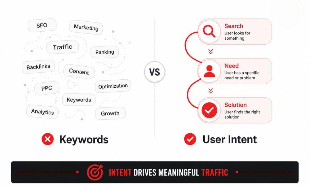 Focus on intent, not just keywords