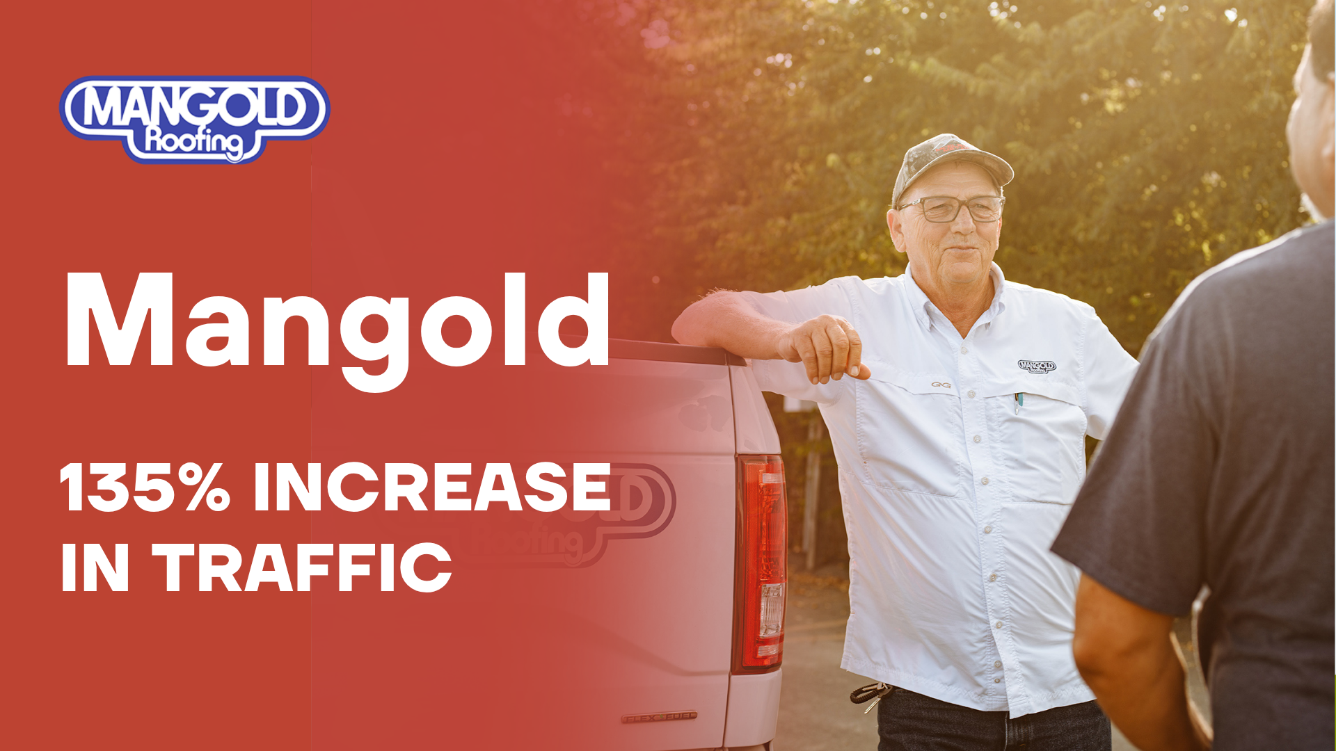 mangold received 135% increase in website traffic