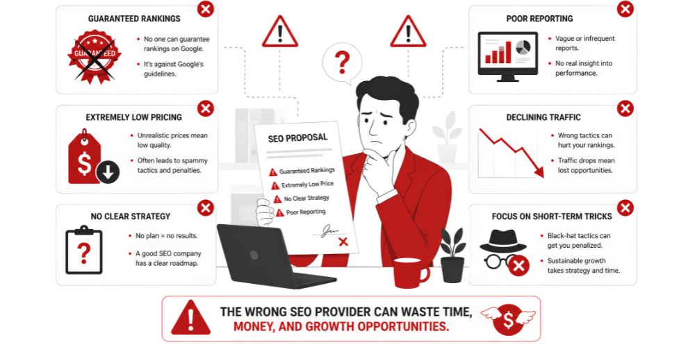 SEO Company Red Flags to Avoid